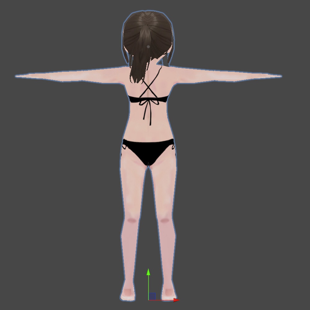 【3Dキャラクター】アンドロイドでエクセレントなローポリさとみさん