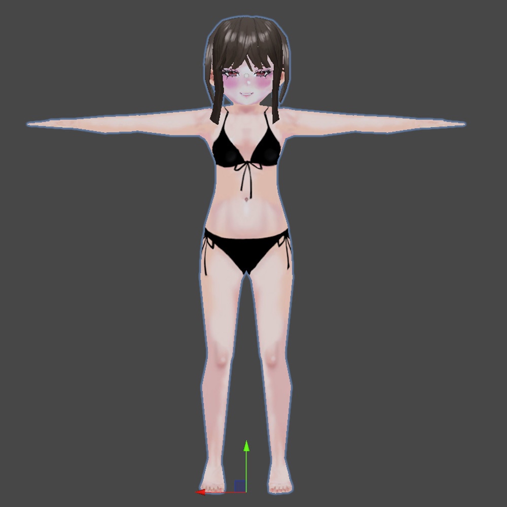 【3Dキャラクター】アンドロイドでエクセレントなローポリさとみさん