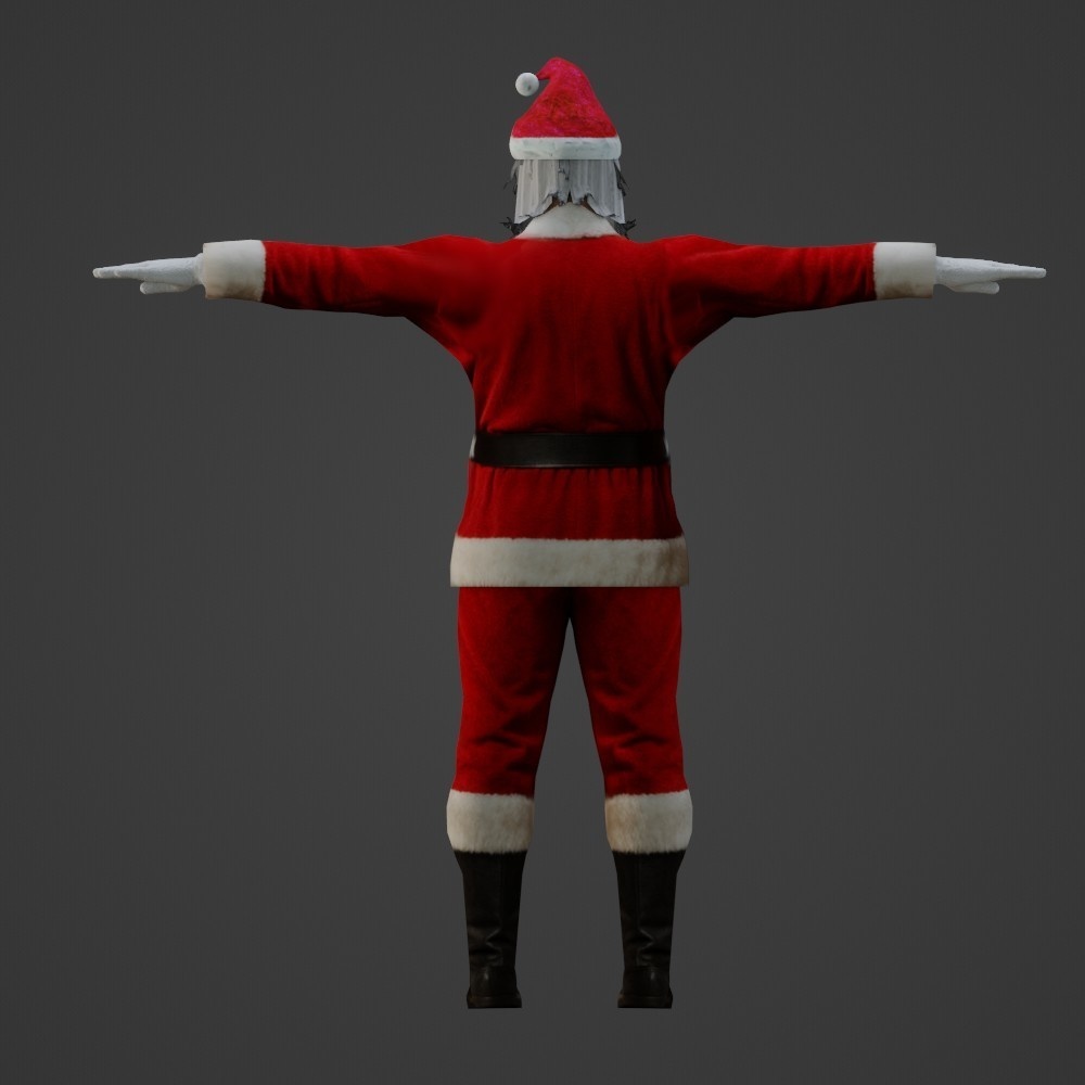 【3Dキャラクター】サンタのおいちゃん