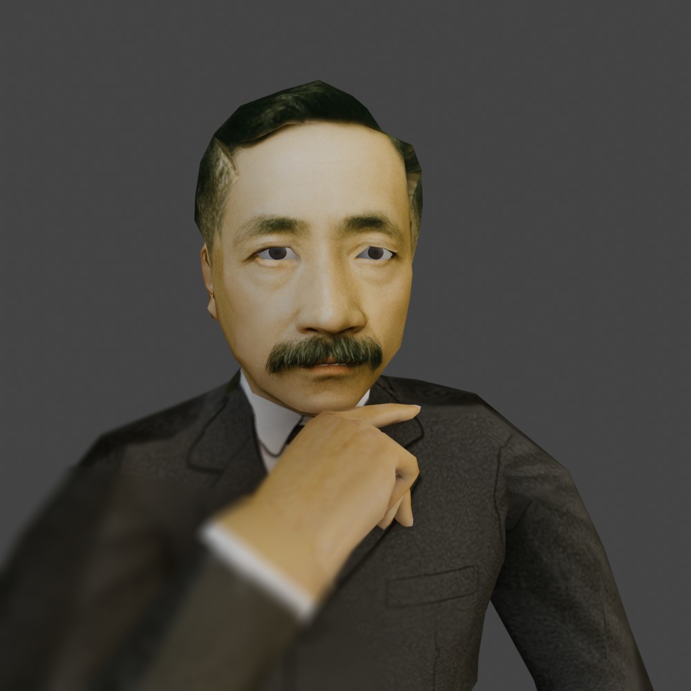 【3Dキャラクター】夏目師匠