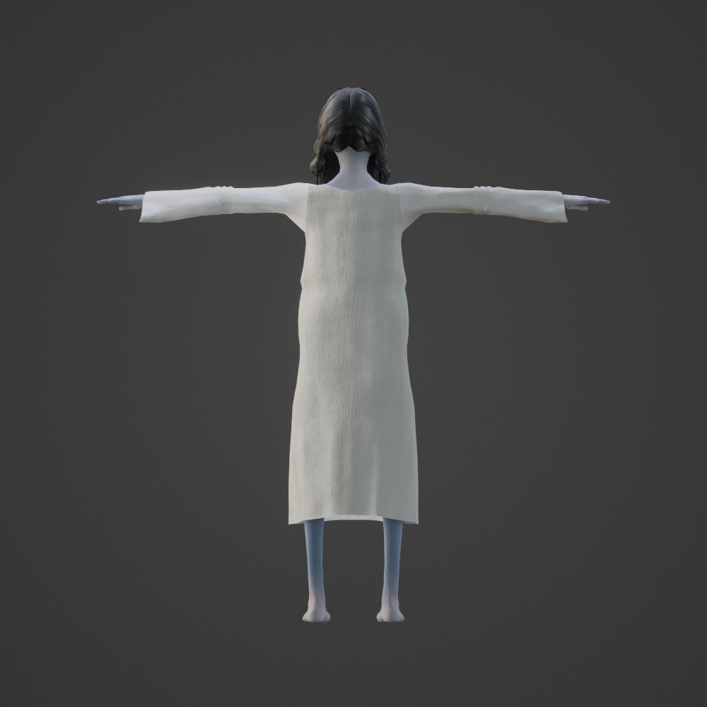 【3Dキャラクター】怨川さん