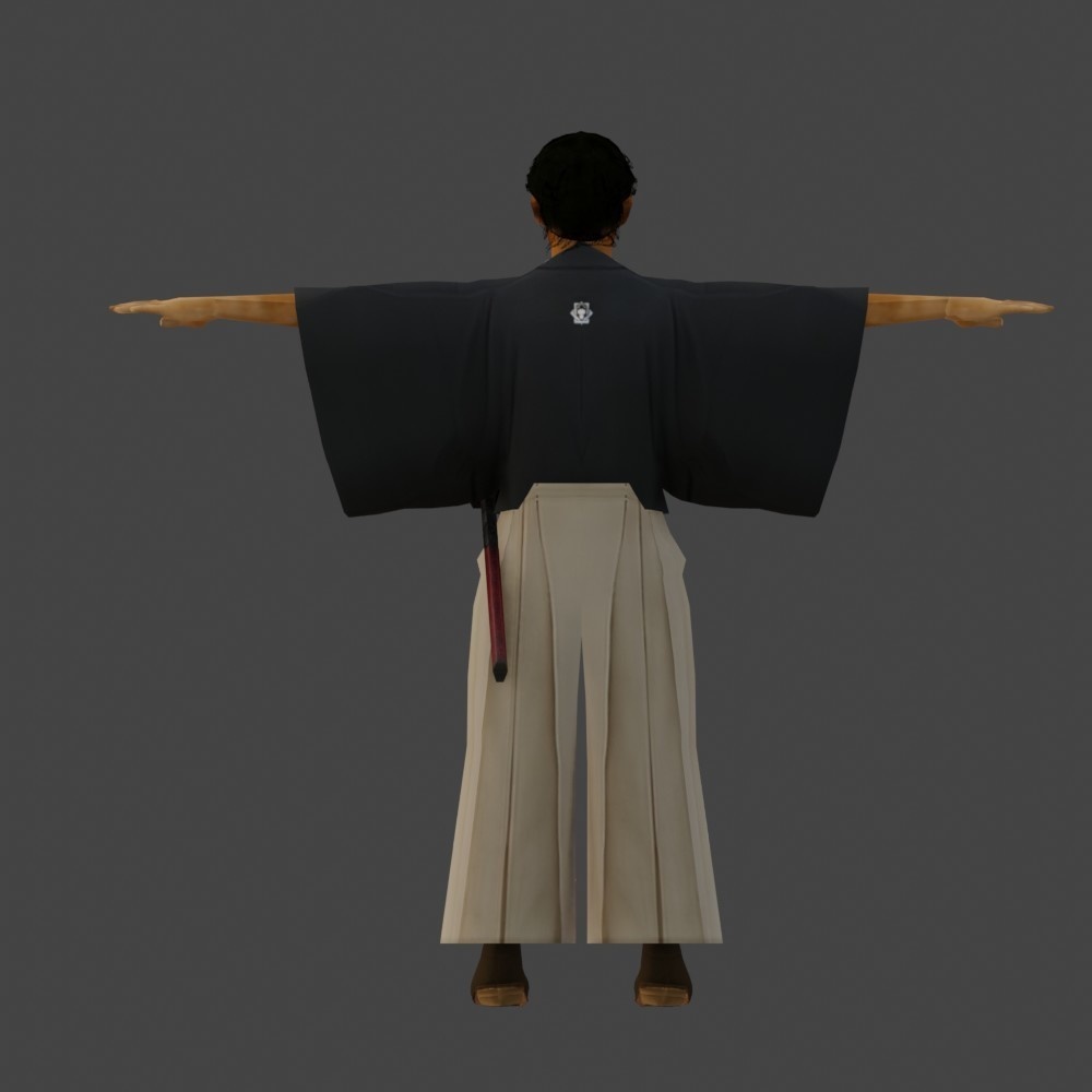 【3Dキャラクター】坂本龍馬