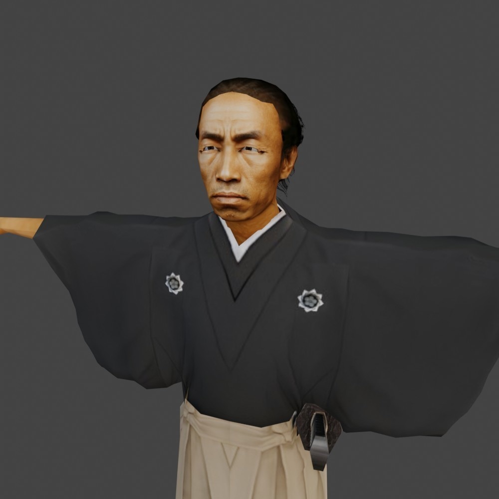 【3Dキャラクター】坂本龍馬