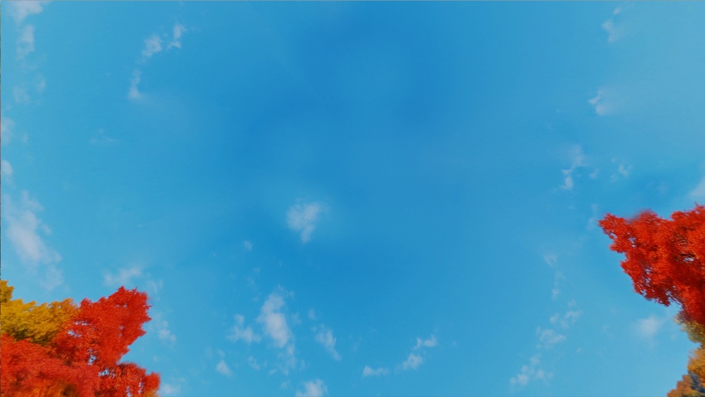 【3D環境・ワールド】秋の河原キャンプ Skyboxマテリアル unityパッケージ