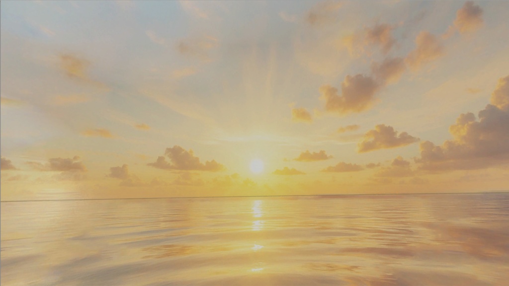  【3D環境・ワールド】いつかの朝焼けパート4　Skyboxマテリアル unityパッケージ