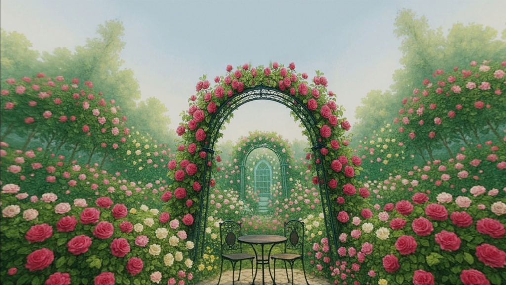 【3D環境・ワールド】美しき庭園01 Skyboxマテリアル unityパッケージ