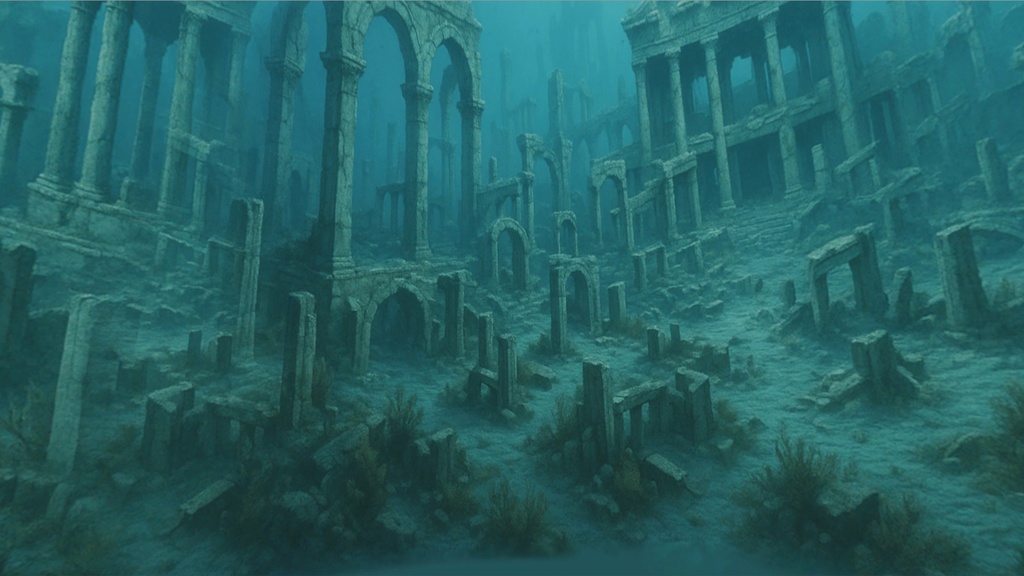 【3D環境・ワールド】海底都市 Skyboxマテリアル unityパッケージ