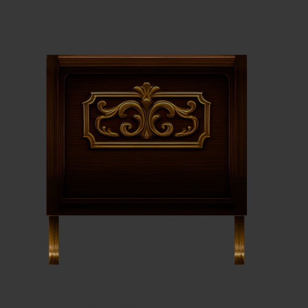 【3D小道具】ソリ(ローポリ)