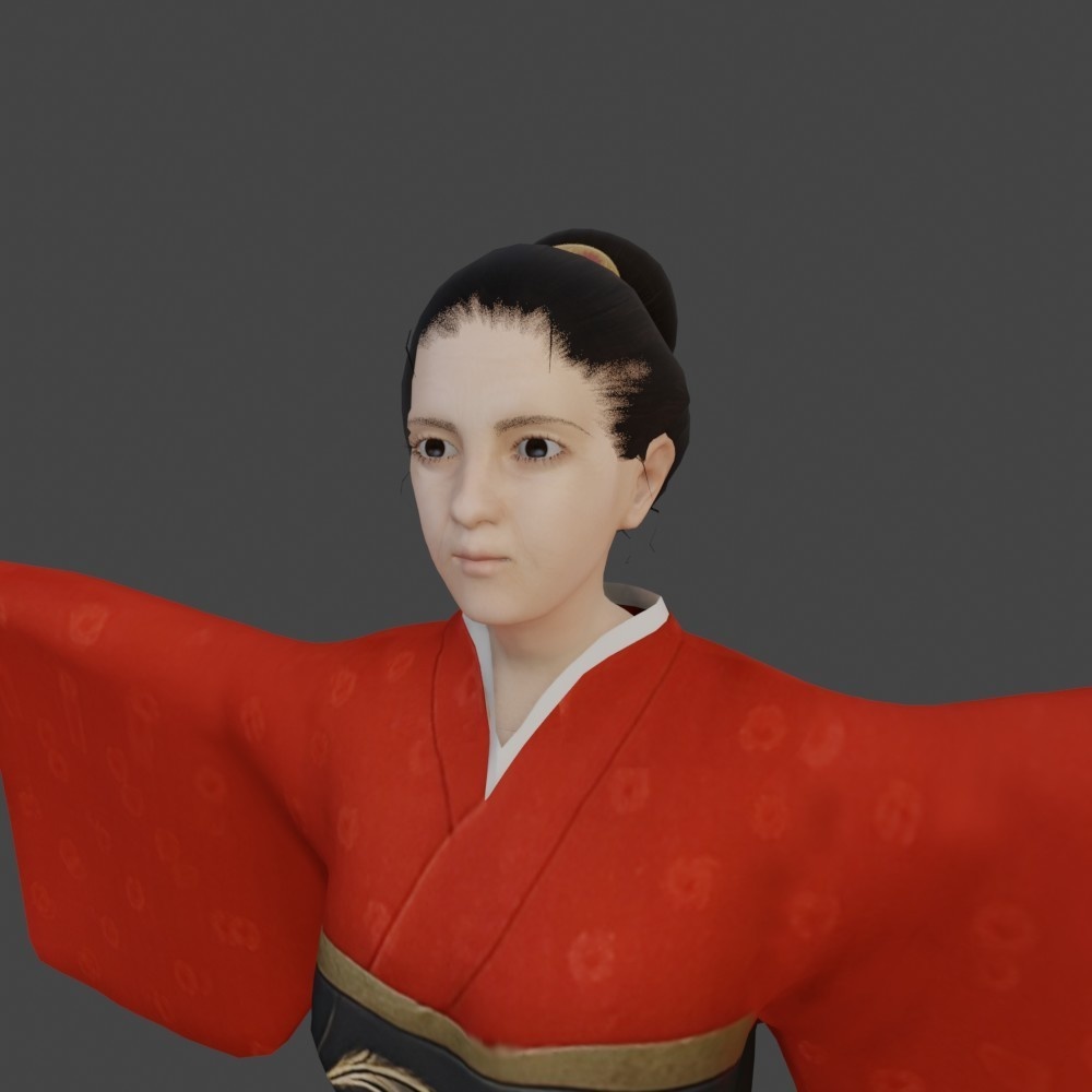 【3Dキャラクター】里見美禰子