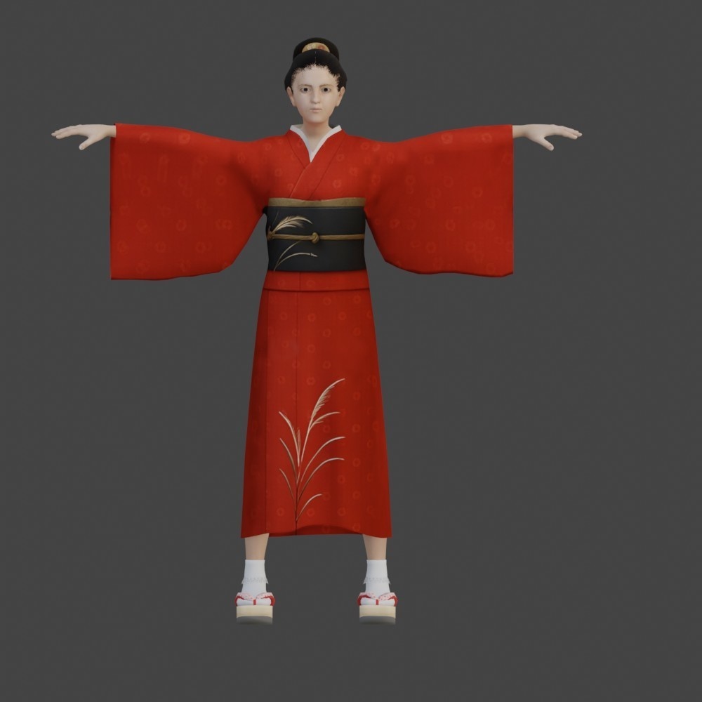 【3Dキャラクター】里見美禰子