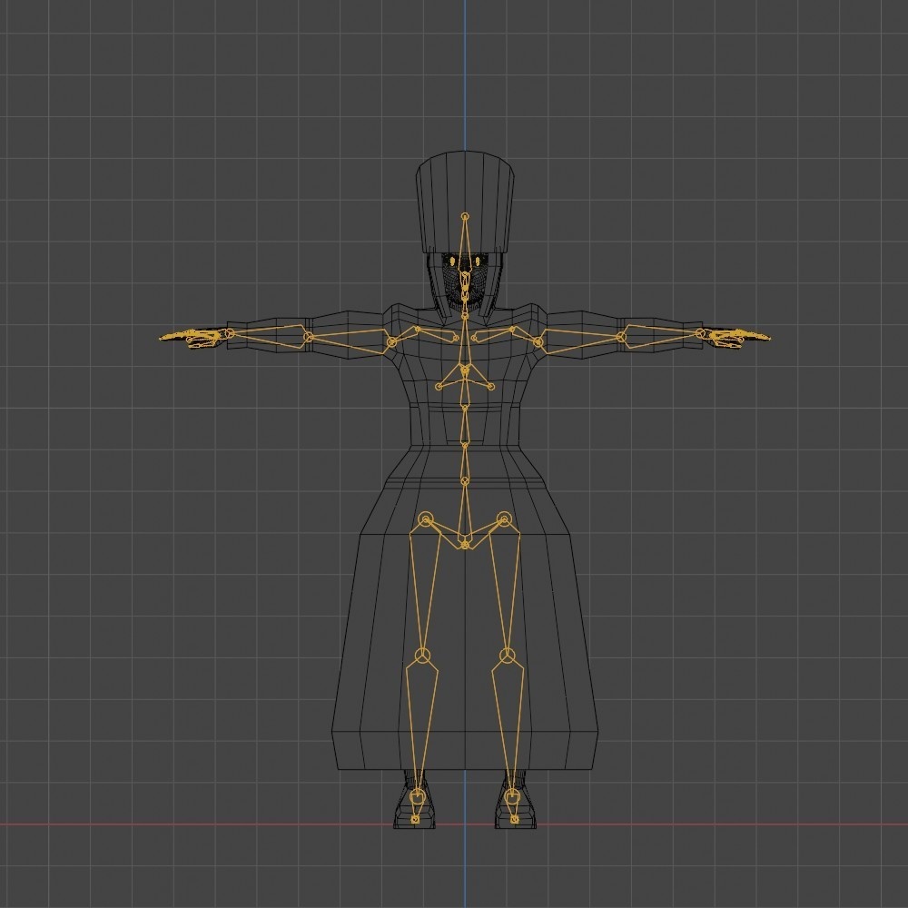 【3Dキャラクター】明治時代のナース