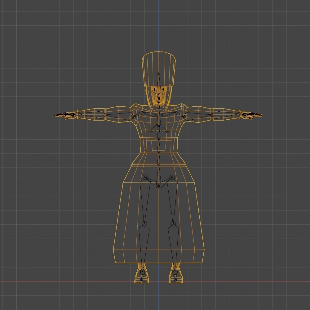 【3Dキャラクター】明治時代のナース