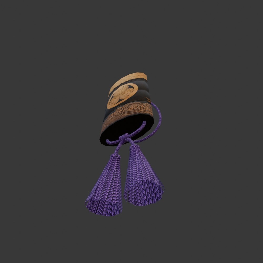 【3D小道具】印籠(ローポリ)