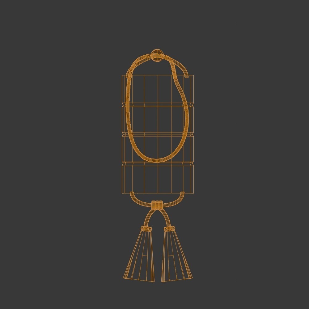 【3D小道具】印籠(ローポリ)