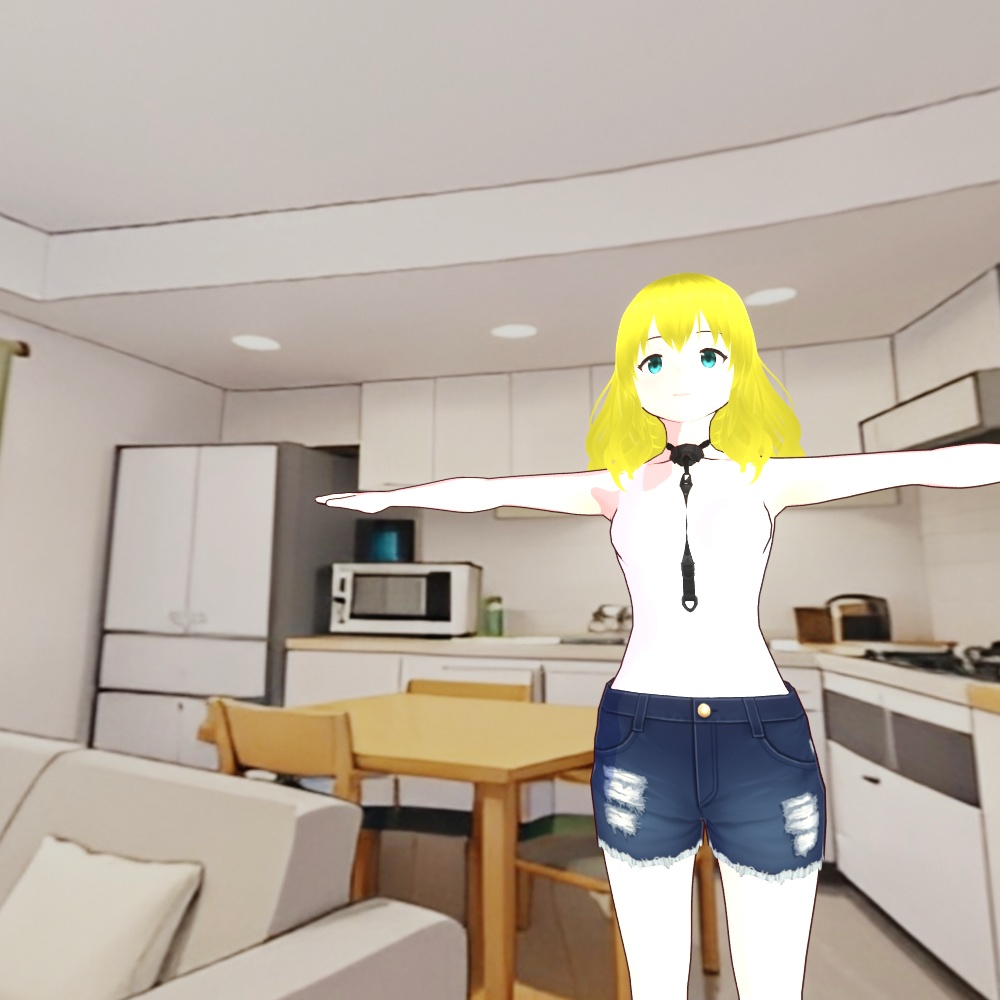 【セット不要!パノラマ】マンション部屋 HDRI