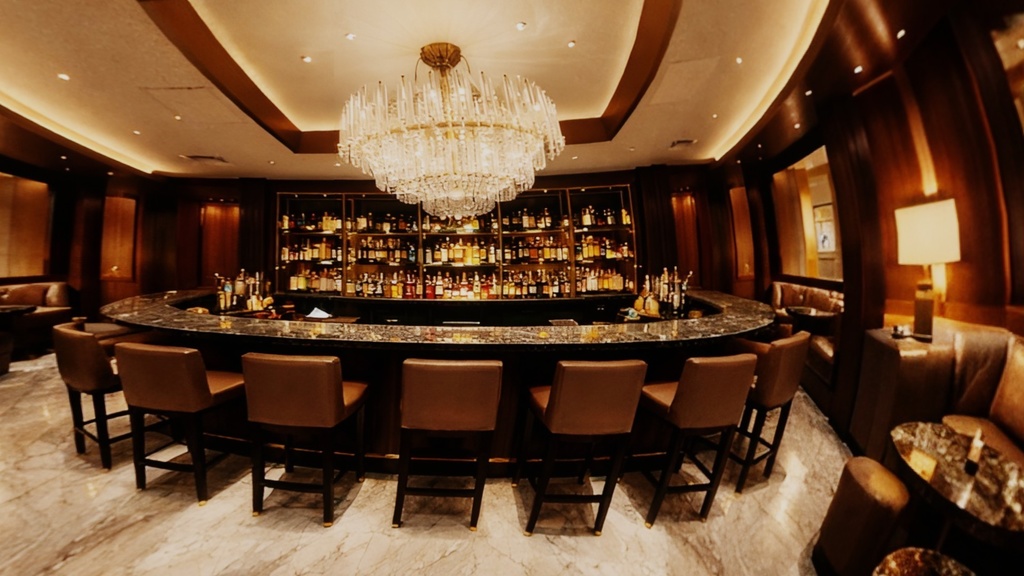 【セット&ロケ不要!パノラマ】銀座の高級クラブ HDRI、SKYBOX 他用