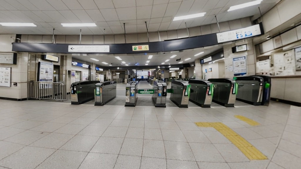 【HDRI、SKYBOX 他】駅の構内