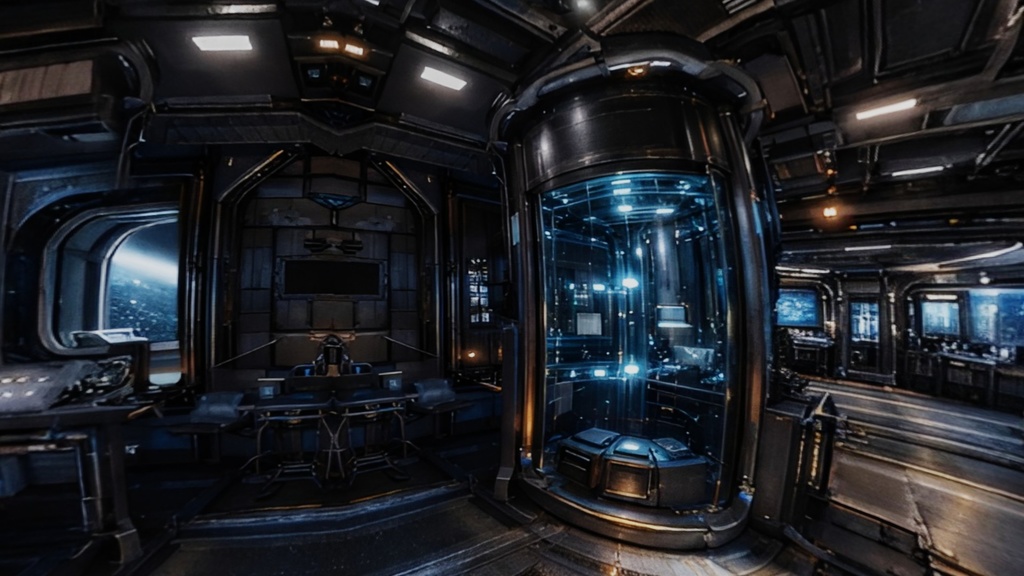 【HDRI、SKYBOX、天球 他】宇宙船の内部