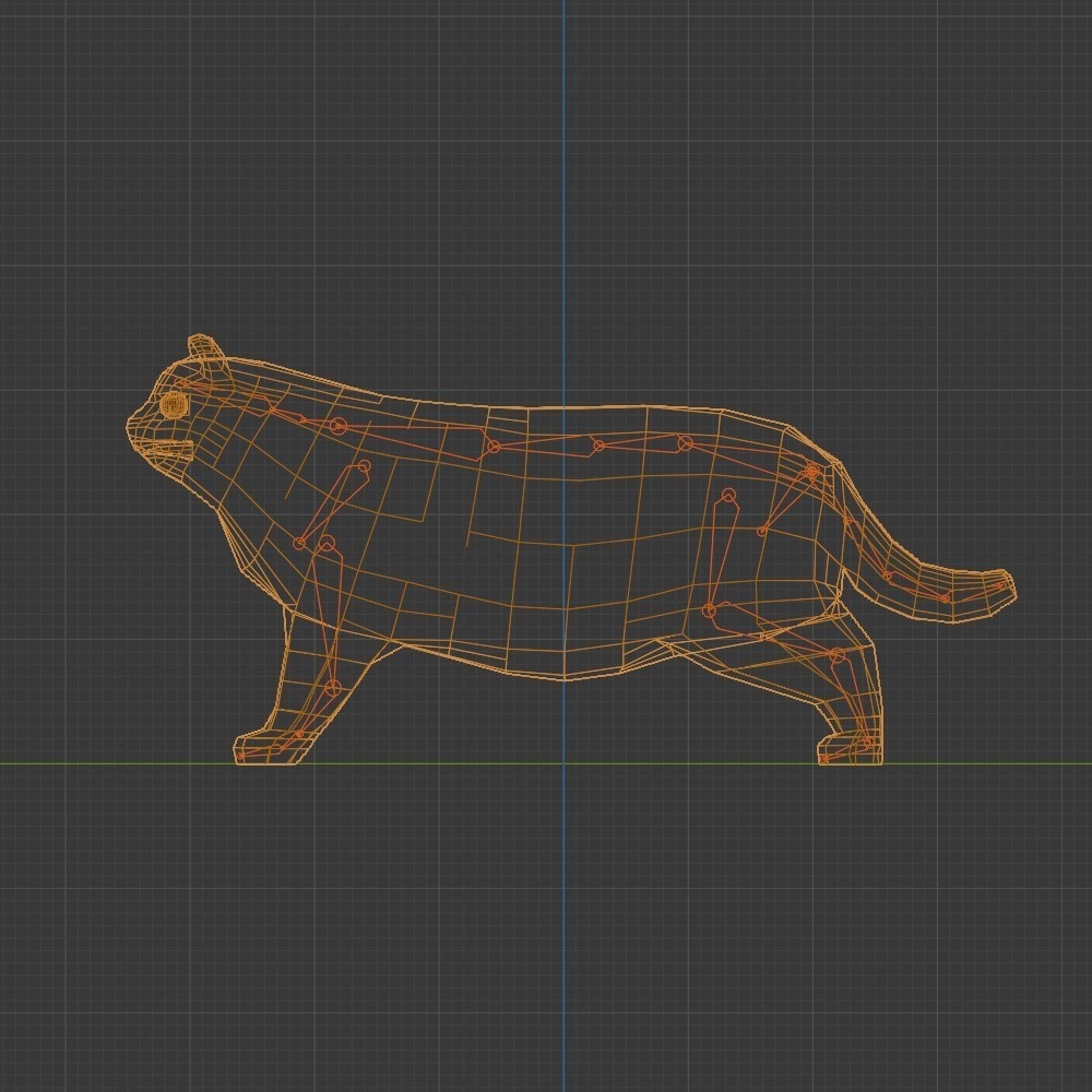 【3D動物】ブーニャン(ローポリ)