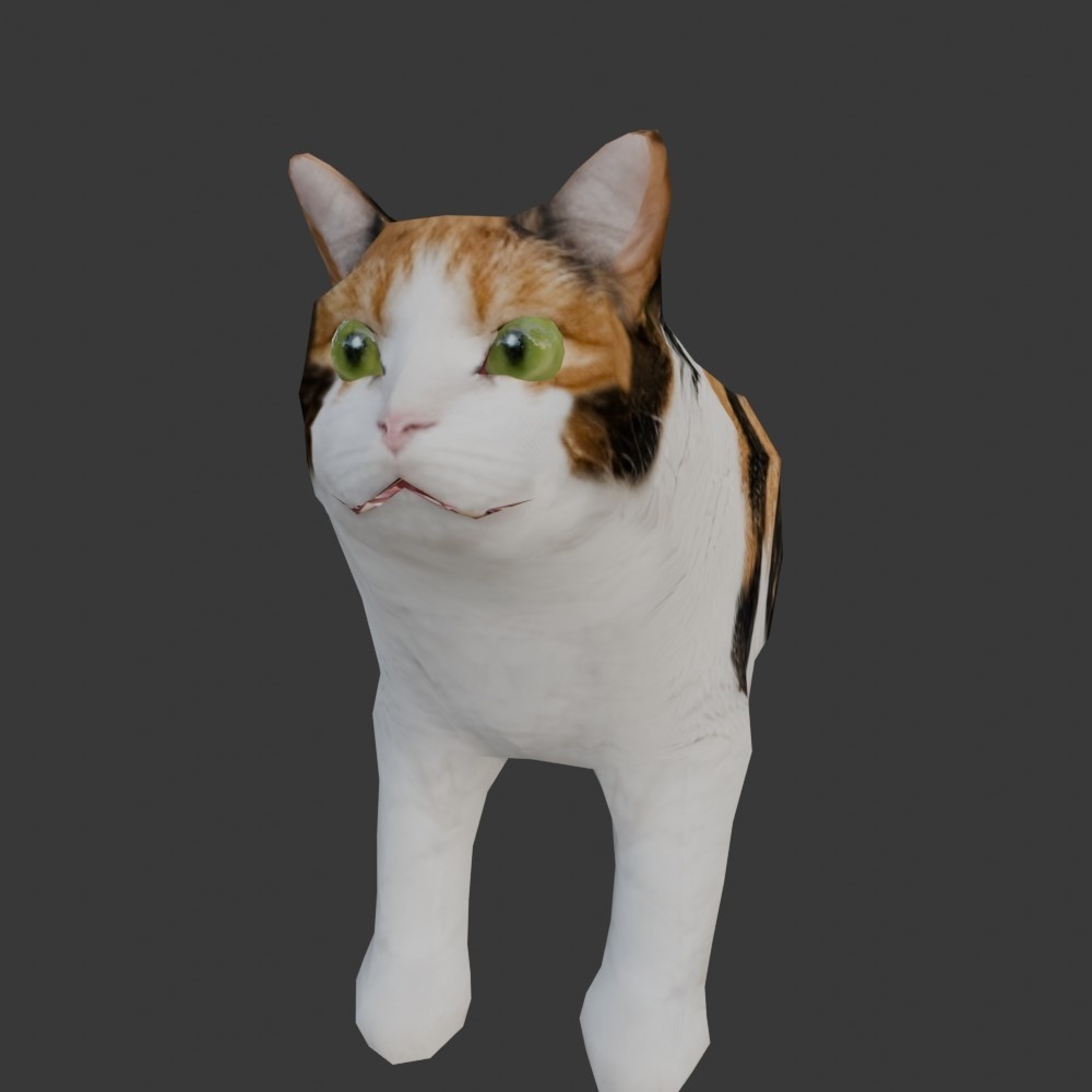 【3D動物】ブーニャン(ローポリ)