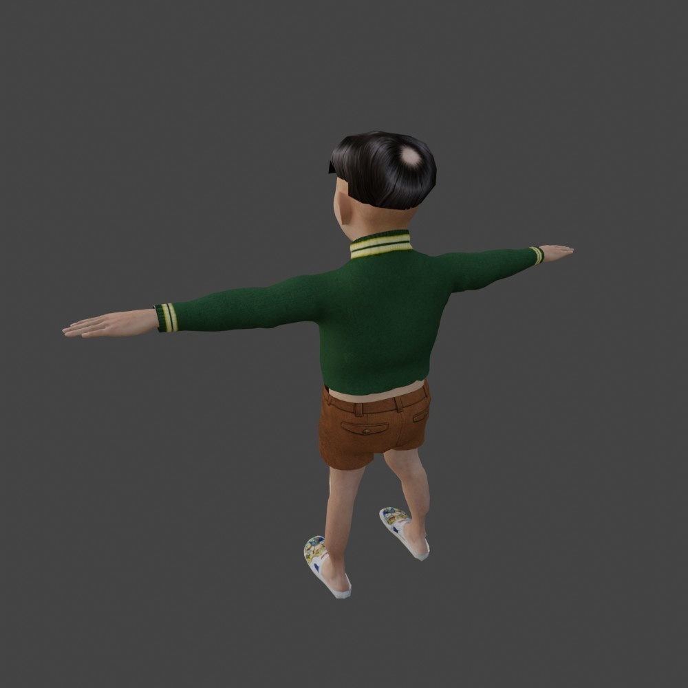 【3Dキャラクター】昭和キッズ しーぼう