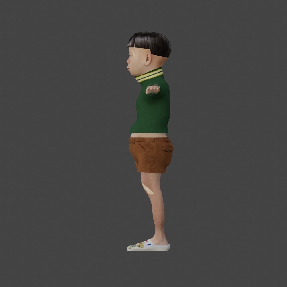 【3Dキャラクター】昭和キッズ しーぼう