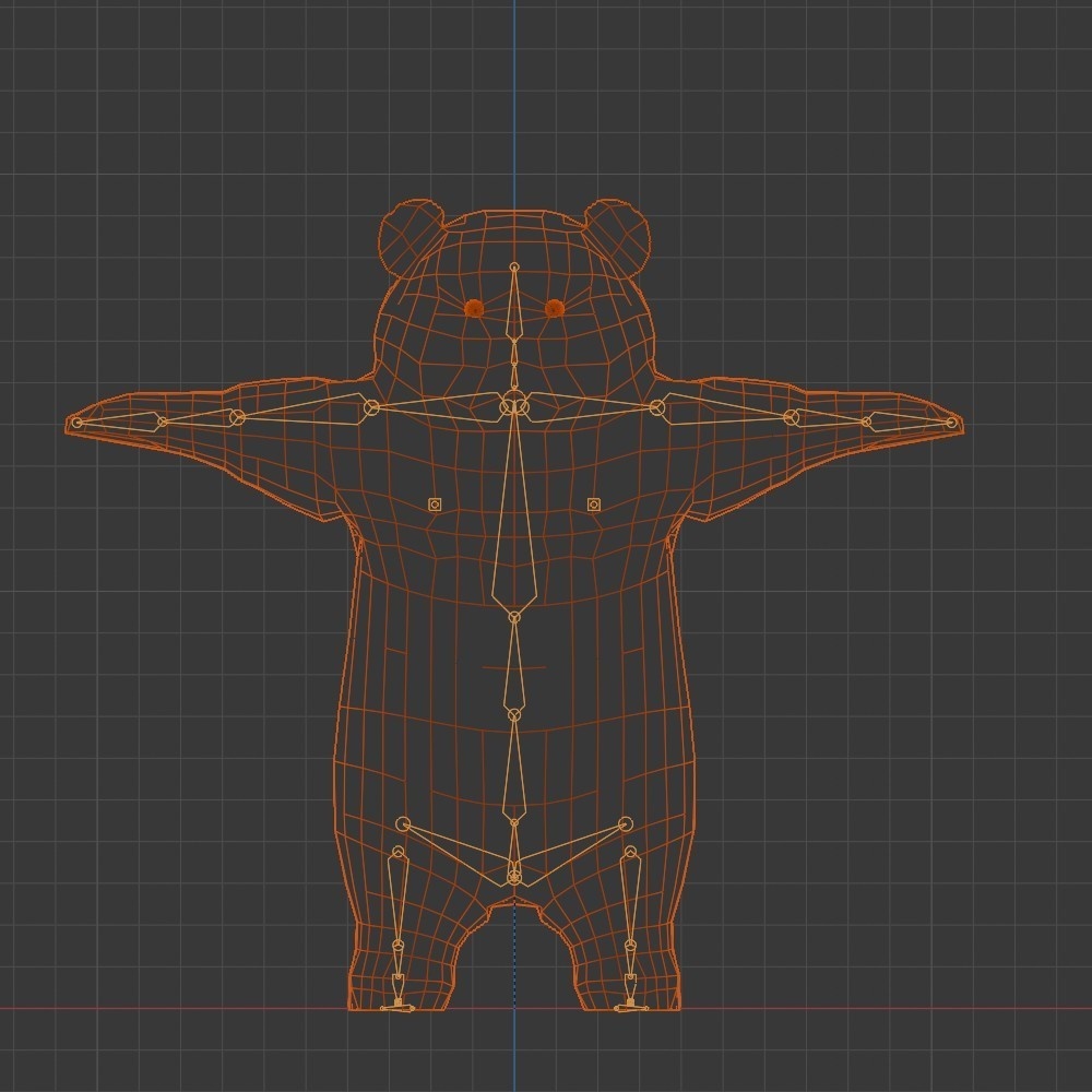 【3D動物】パンダ(ローポリ)