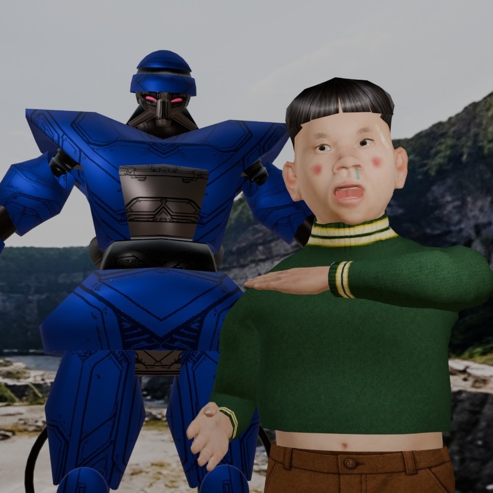 【3Dキャラクター】モデルシーツ ビブ