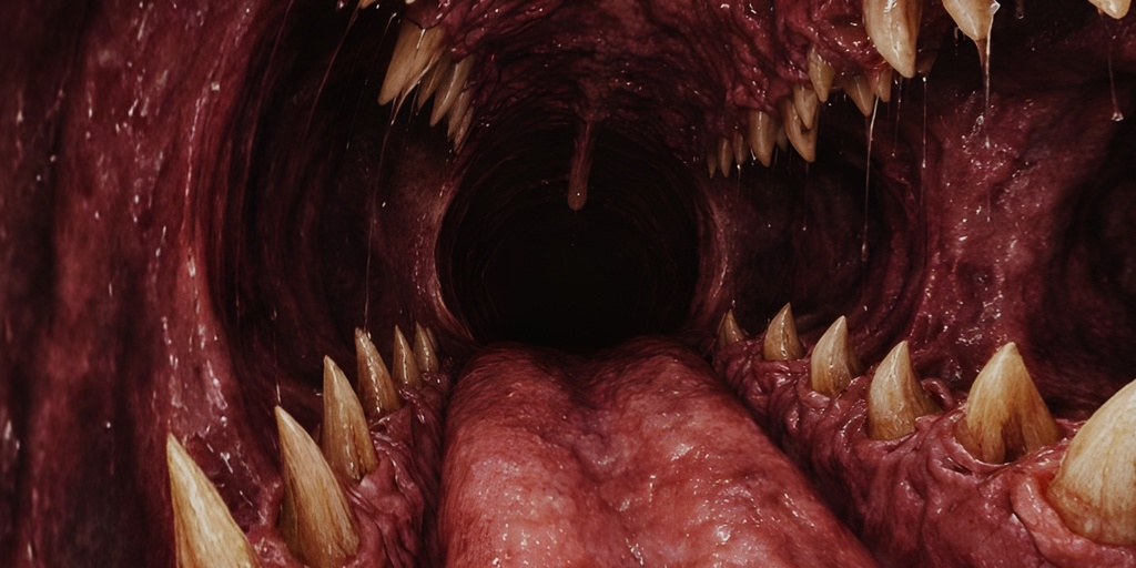 【ワールド・環境】怪物の口の中　SKYBOXテクスチャ　