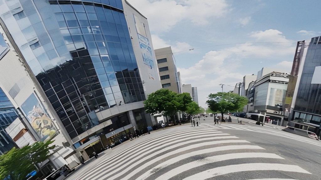 【ワールド・環境】都会の交差点 SKYBOXテクスチャ