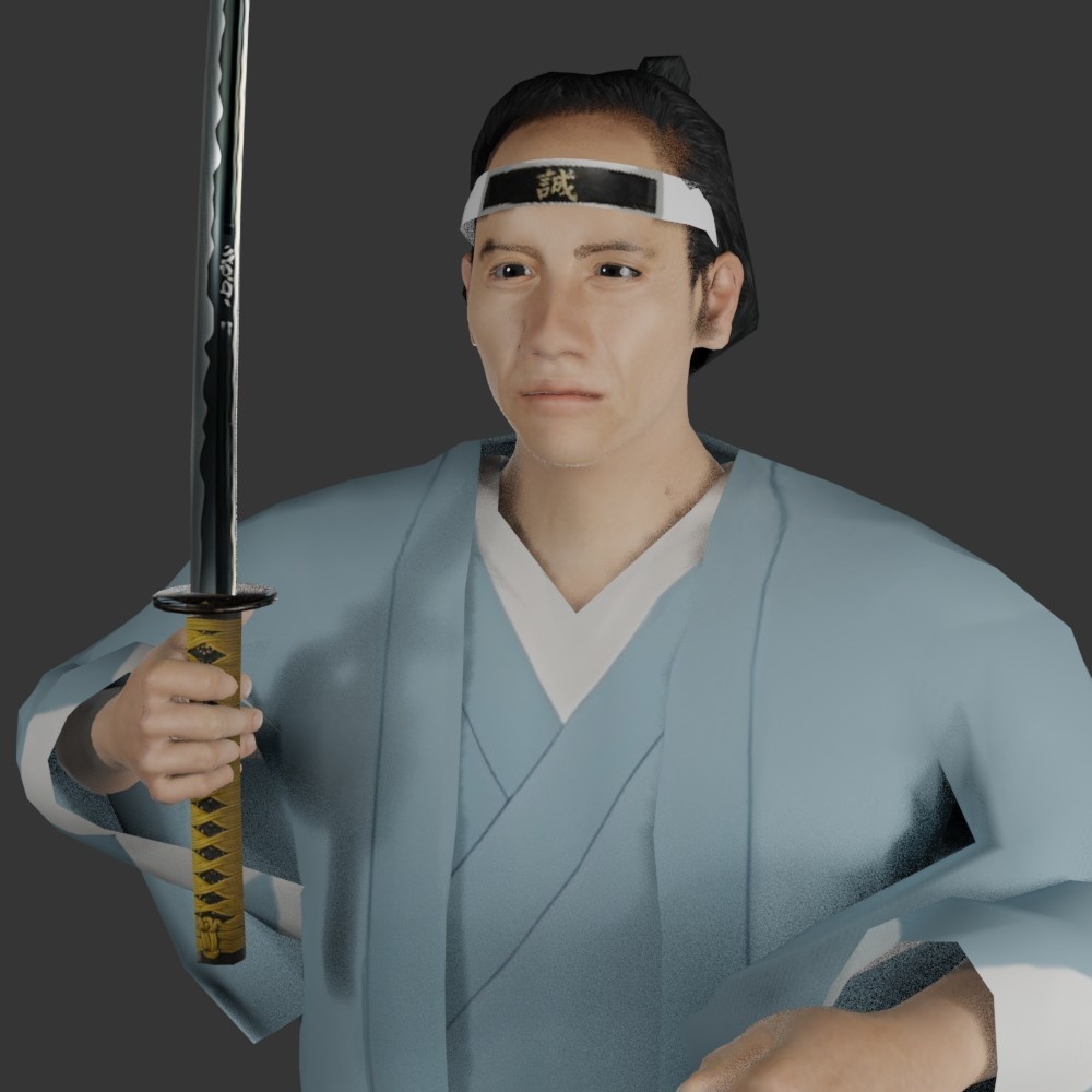 【3Dキャラクター】土方歳三 (京都巡察)