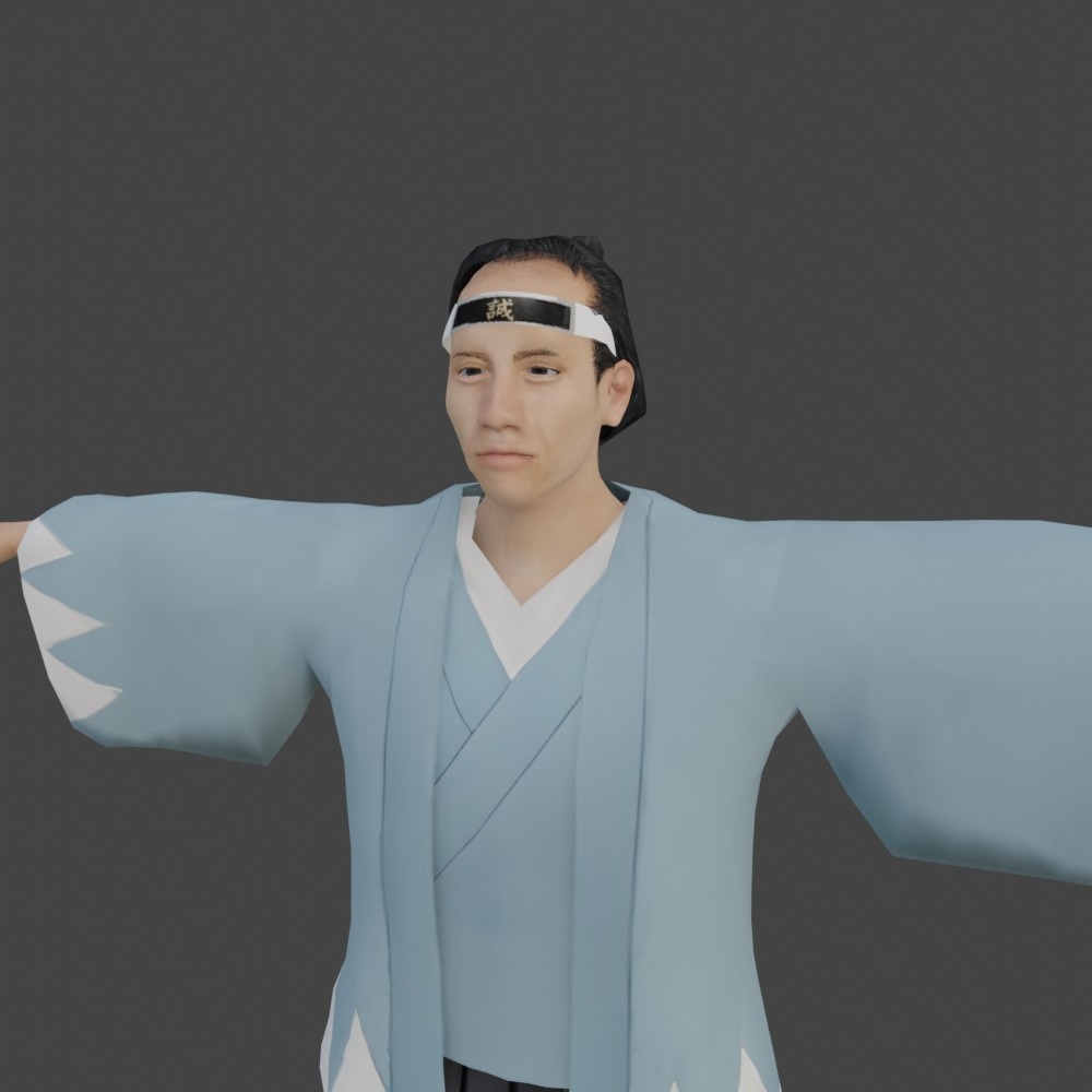 【3Dキャラクター】土方歳三 (京都巡察）