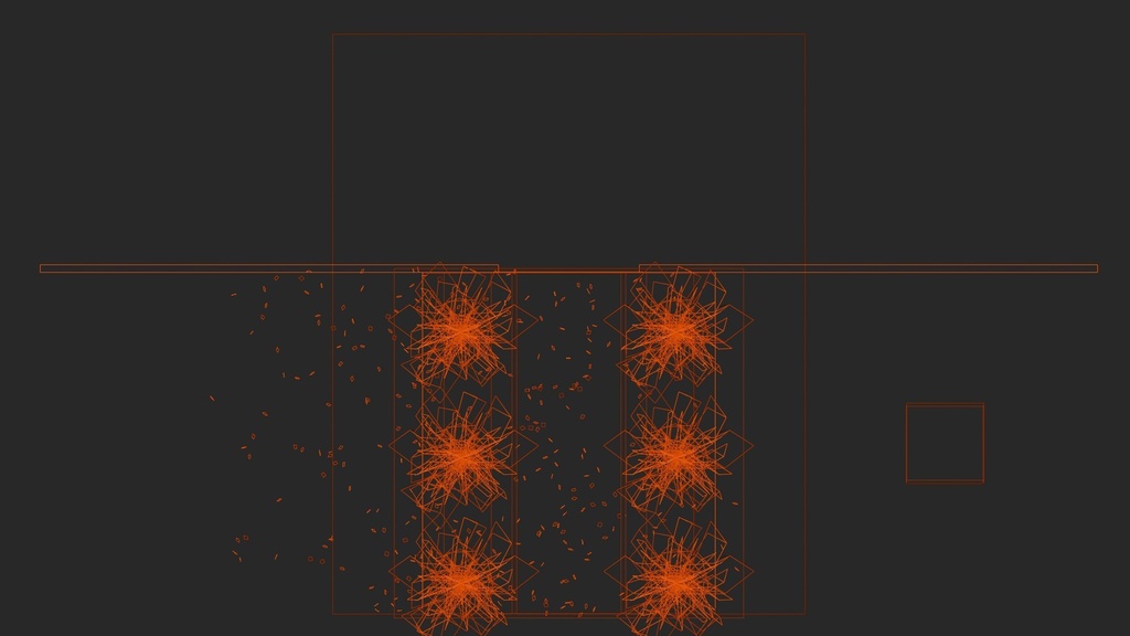 【環境アセット】桜パーティクルと春の校門前(ローポリ)