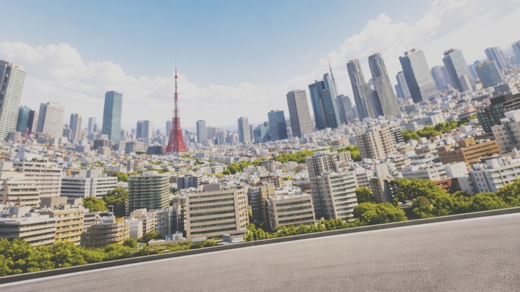 【ワールド・環境】ネコトラマン東京 SKYBOXテクスチャ