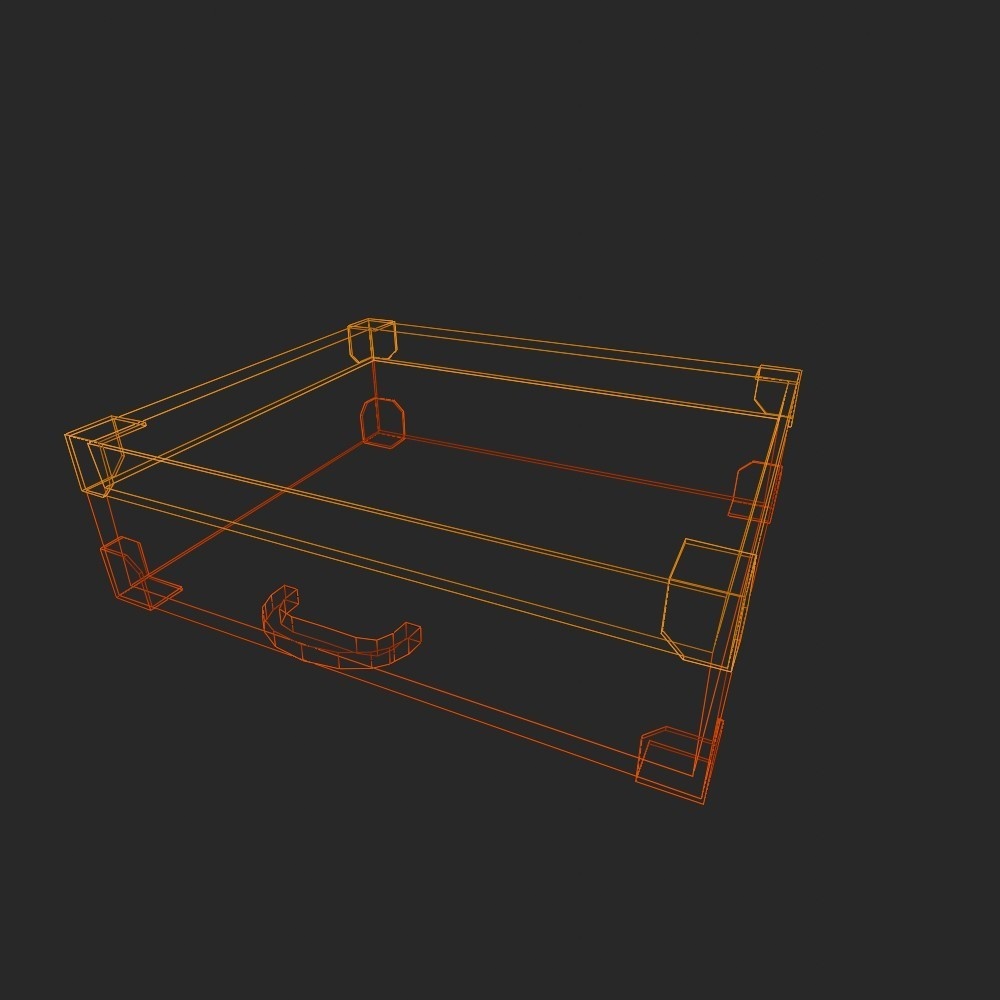 【3D小道具】アタッシュケース(ローポリ)