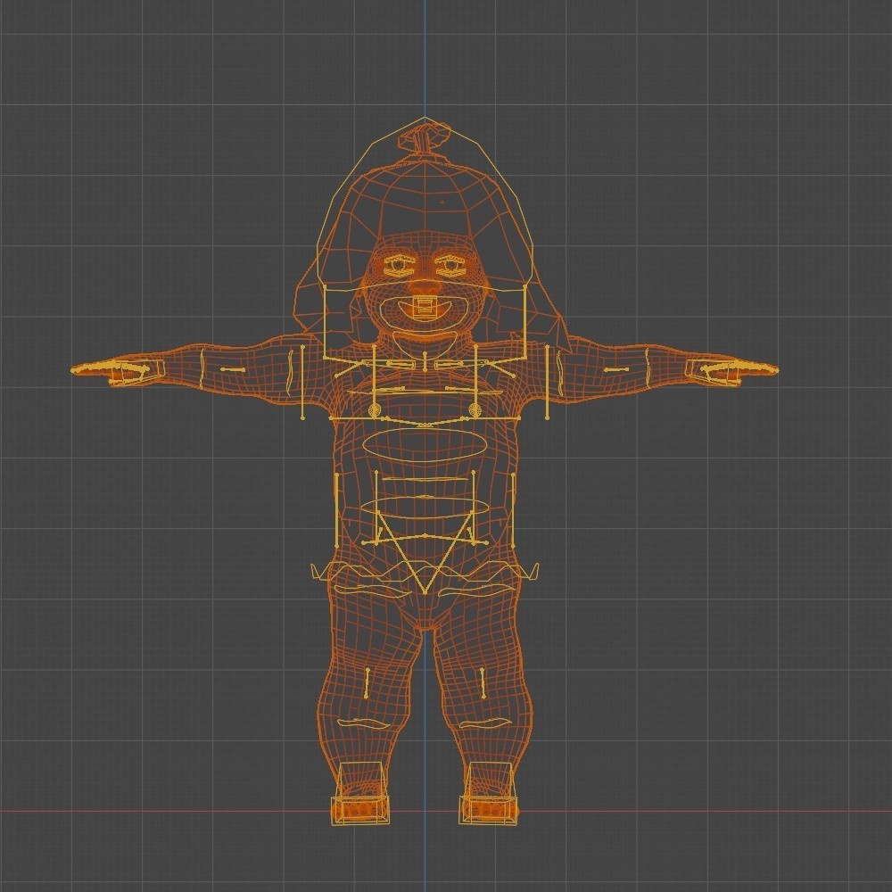 【3Dキャラクター】金太郎 四歳