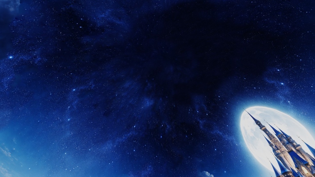 【ワールド・環境】蒼穹に溶ける王城 SKYBOXテクスチャ