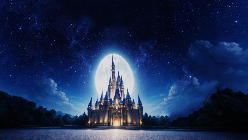 【ワールド・環境】蒼穹に溶ける王城 SKYBOXテクスチャ