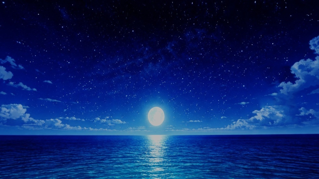 【ワールド・環境】月影のさざなみ SKYBOXテクスチャ