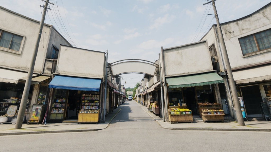 【ワールド・環境】昭和の街角 SKYBOXテクスチャ