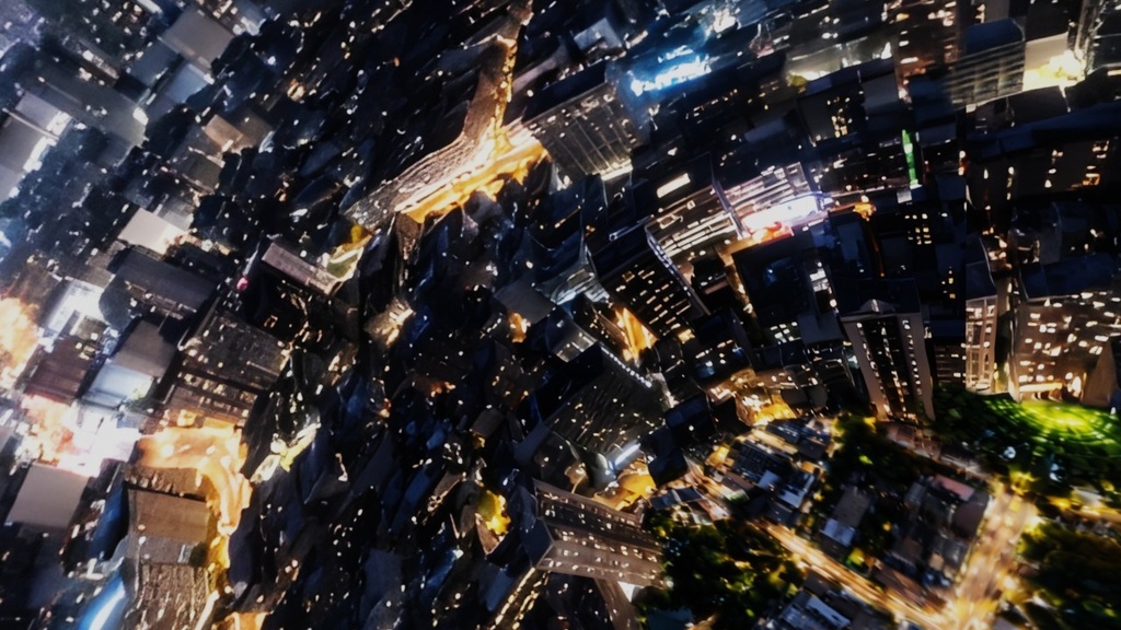 【ワールド・環境】21時17分、東京上空 SKYBOXテクスチャ