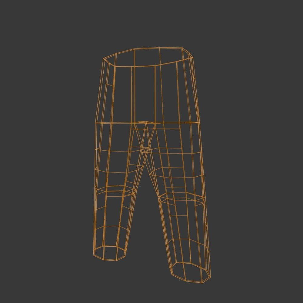 【3D小道具】86万円のビンテージジーンズ(ローポリ)