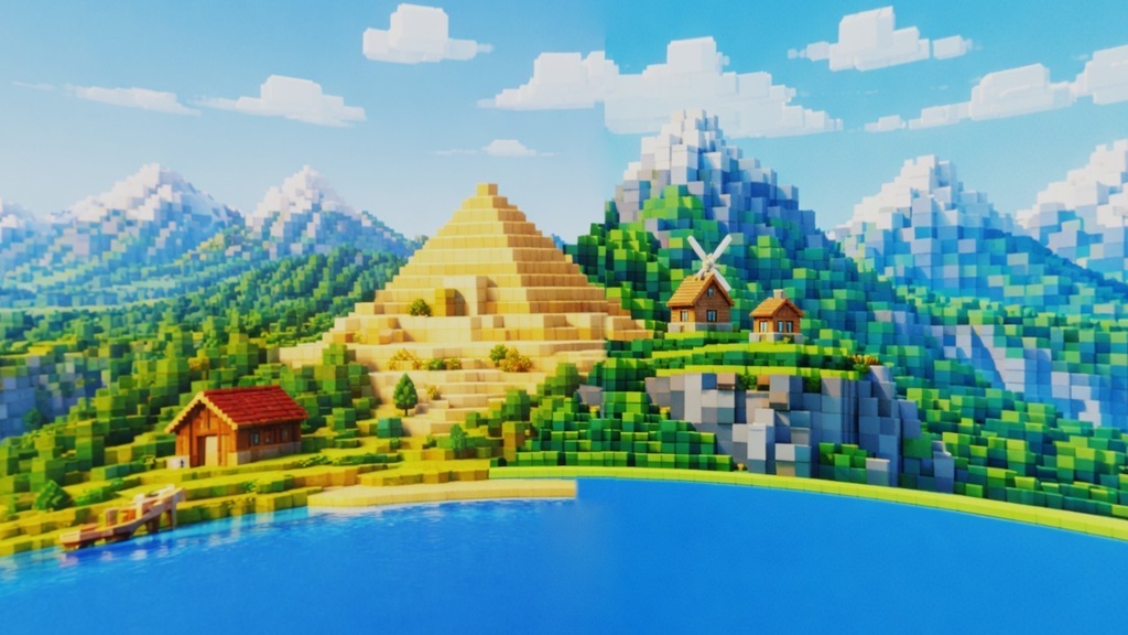 【ワールド・環境】ローポリワールド SKYBOXテクスチャ