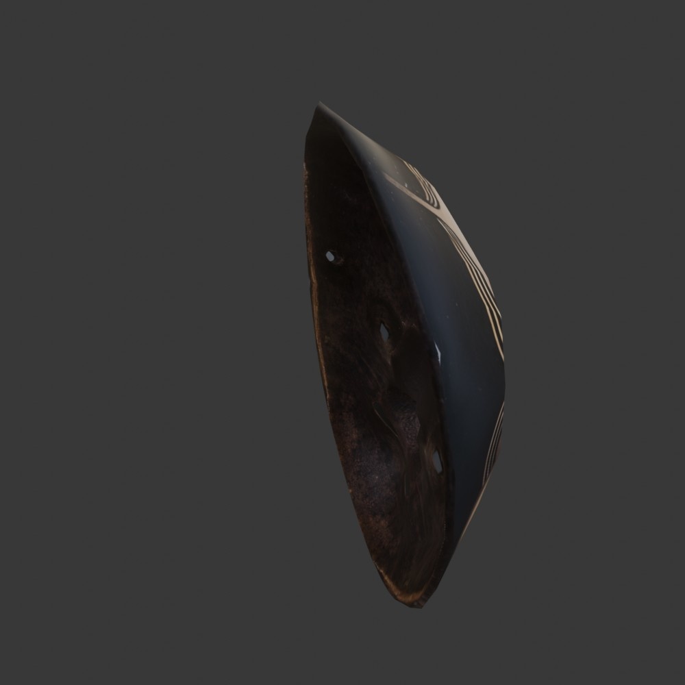 【3D小道具】能面(ローポリ)