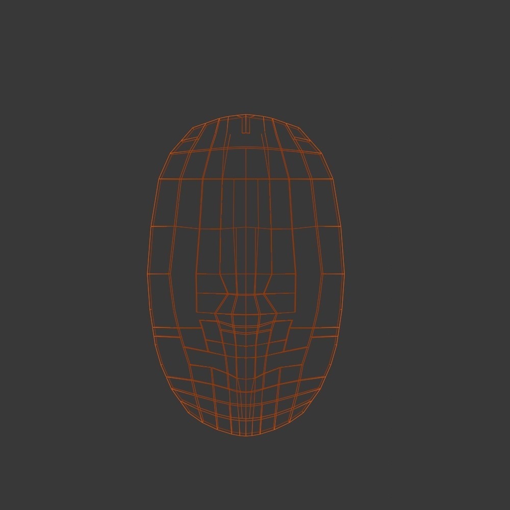 【3D小道具】能面(ローポリ)