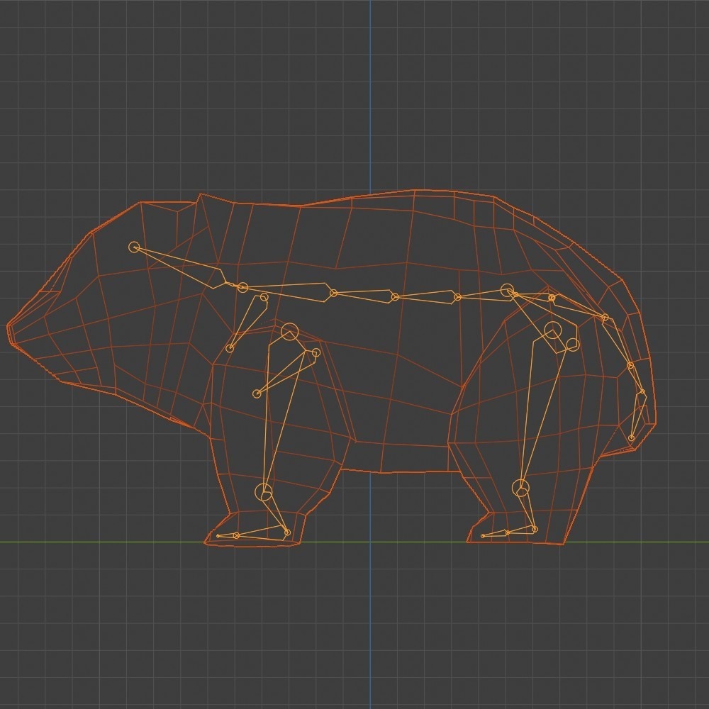 【3Dキャラクター】ウォンバット(ローポリ)