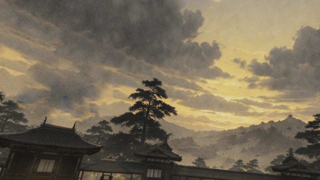 【ワールド・環境】黄昏、室町にて。 SKYBOXテクスチャ