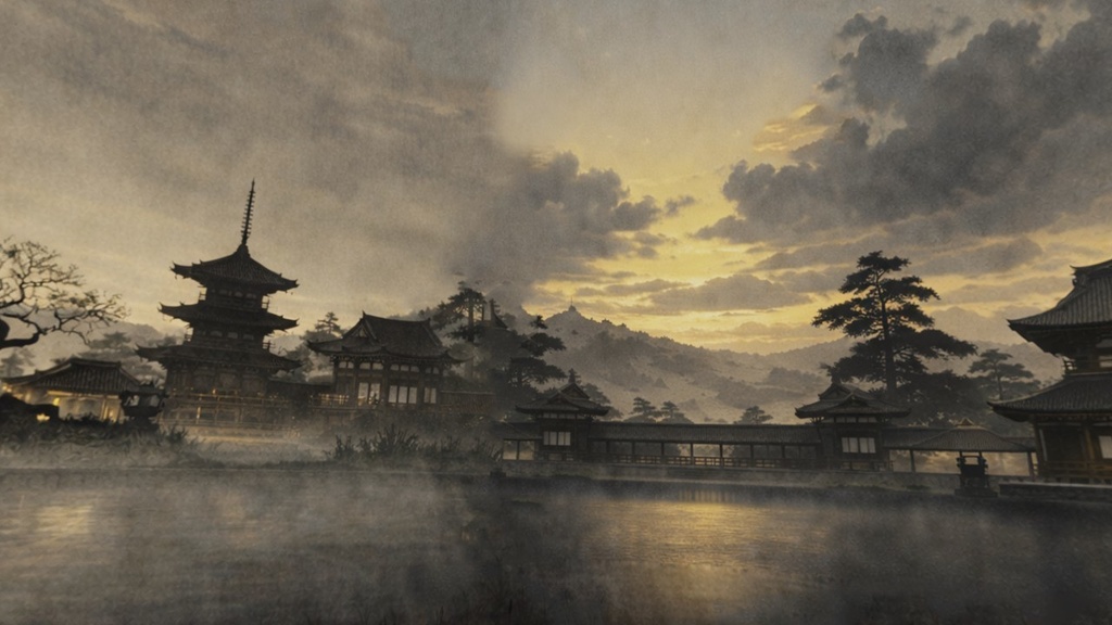 【ワールド・環境】黄昏、室町にて。 SKYBOXテクスチャ