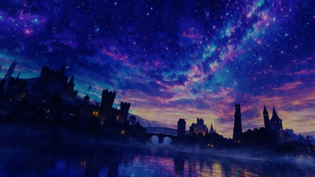 【ワールド・環境】星界に灯る都 SKYBOXテクスチャ　