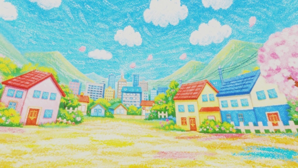 【ワールド・環境】クレヨンの春 SKYBOXテクスチャ